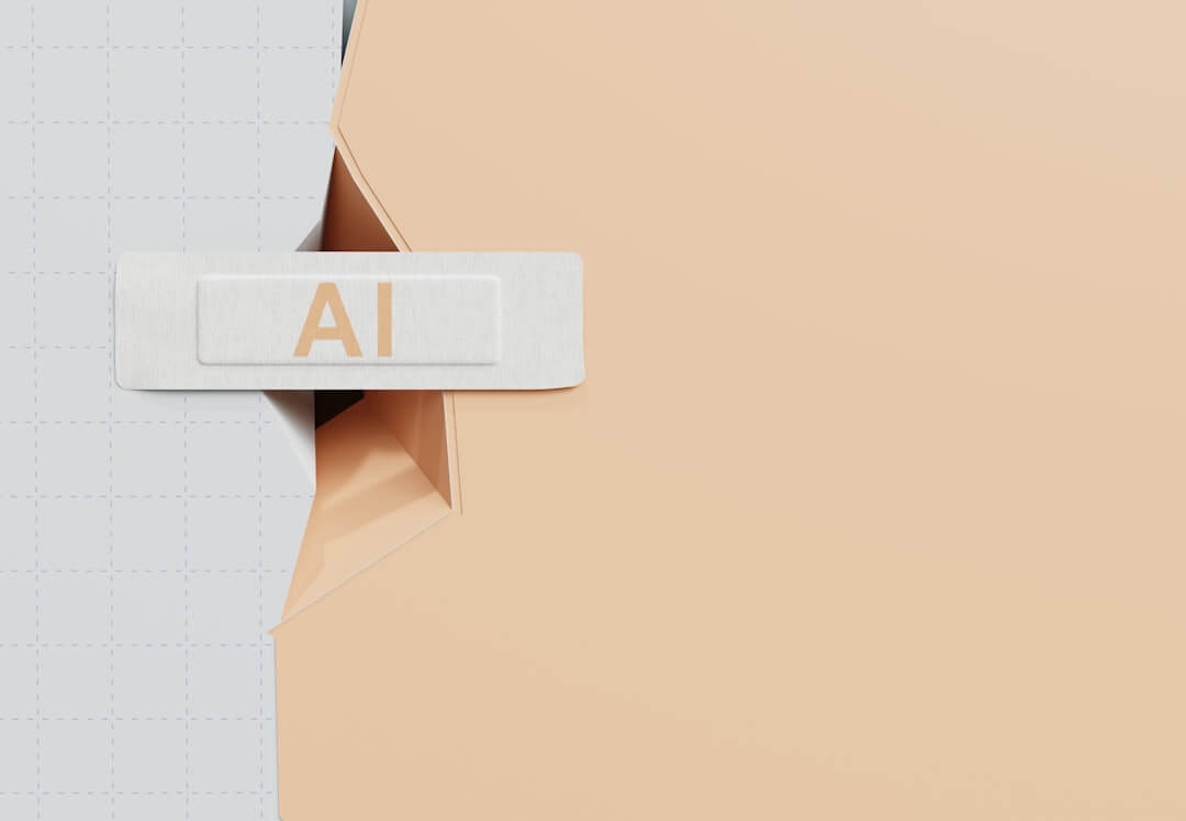 A name tag with ai written on it